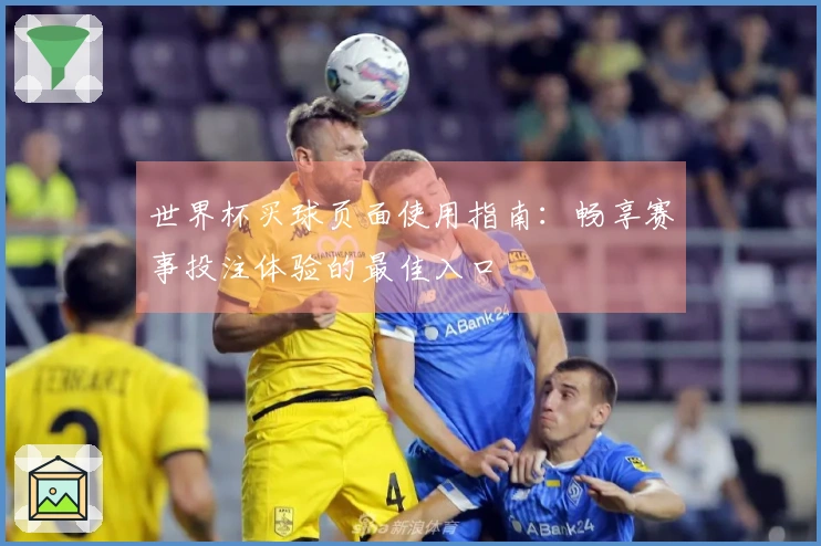 世界杯买球页面使用指南：畅享赛事投注体验的最佳入口