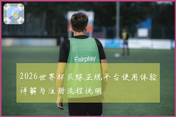 2026世界杯买球正规平台使用体验详解与注册流程说明